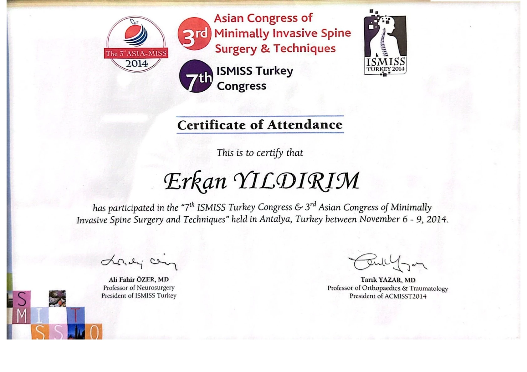 Asian Congress Of Minimally Invasive Spine Surgery & Techniques